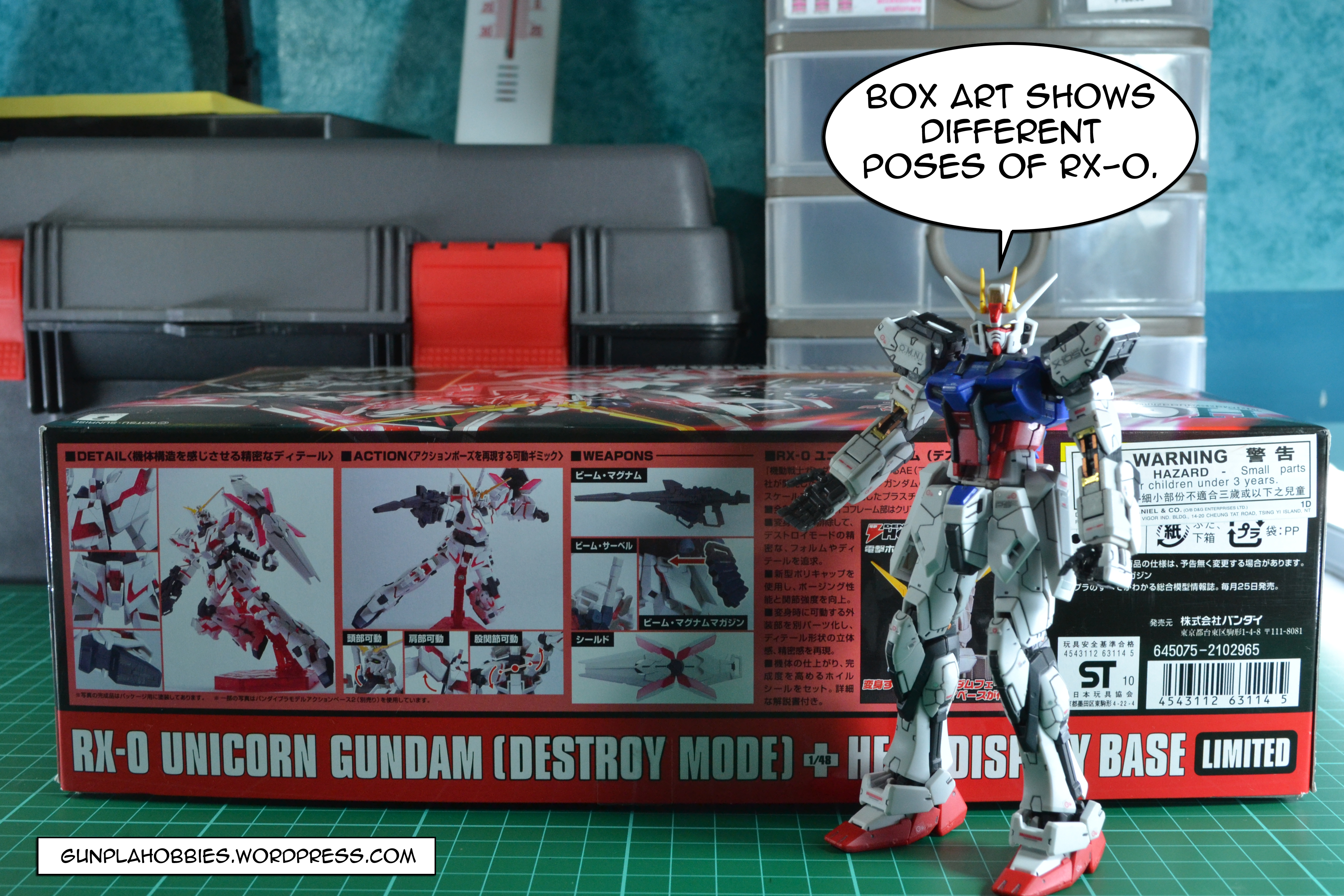 HG 1/144 RX-0 Gundam Unicorn [Destroy Mode] – Gunbies